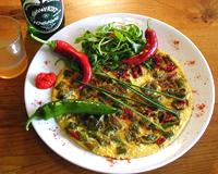 Omelette aux piments doux du Pays Basque