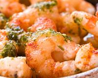 Gambas au th vert minceur