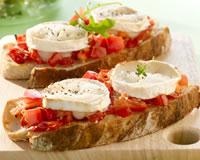 Tartines chèvre et tomates