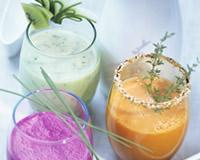 Smoothies « cure vitalité » aux légumes