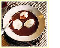 Ile flottante au chocolat