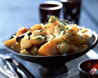 Tajine de potiron et patates douces minceur