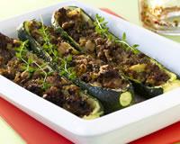 Courgettes farcies faciles