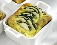 Petits flans de courgettes aux herbes