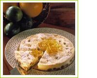 Gâteau au fromage blanc et aux raisins secs