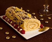 Bûche de Noël au thé et au citron