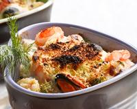 Gratins de fruits de mer