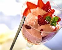 Mousse de fraises