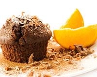 Cupcakes au chocolat et aux zestes d'orange