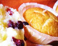 Muffins au citron et aux cranberries