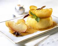 Flan aux pommes confites