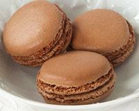 Macarons au chocolat