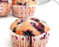 Teacakes légers, cassis et amandes