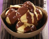 Profiteroles au chocolat