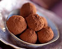 Truffes au chocolat minceur