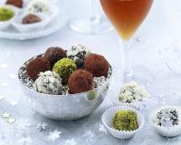 Truffes au chocolat en habit divers