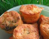 Muffins oseille, carottes et chèvre