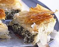 Spanakopita (Feuilleté aux épinards et à la feta)