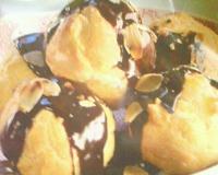 Profiteroles à la crème patissière