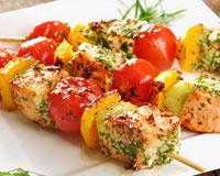 Brochettes de poissons