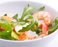 Salade de tourteau et de langoustines à l'orange