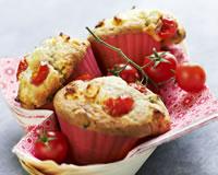 Muffins aux tomates cerises