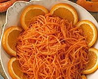 Salade de carottes râpées à l'orange