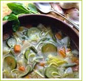 Soupe au pistou et aux légumes de saison