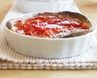 Tartelettes sucrées aux tomates et à la crème d'amandes