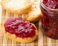 Confiture de framboises allégée