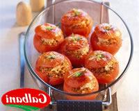 Tomates farcies au blé gratiné au Pastissimo et au basilic