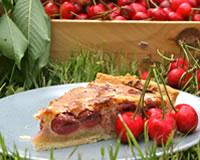 Tarte amandine aux cerises