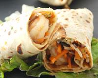 Crêpe aux crevettes et au sésame façon nem