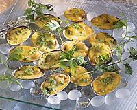 Palourdes farcies aux herbes