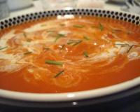 Soupe de carottes au gingembre