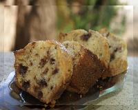 Gâteau aux noisettes et pépites de chocolat