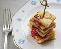 Pain perdu framboises et sirop d'érable