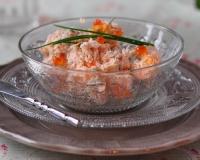 Rillettes aux saumons et aux oeufs de saumon