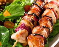 Brochettes de poulet mexicaines