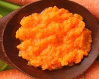 Purée de carottes au thon