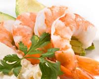 Avocats aux crevettes minceur