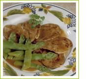 Escalopes de veau aux pointes d'asperges