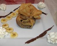 Aumônière au nutella et à la banane