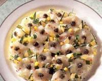 Salade de Saint-Jacques au caviar