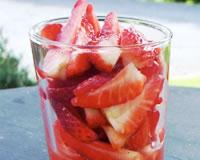 Salade de fraises