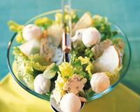 Salade poire-roquefort