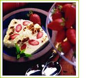 Crème de mascarpone aux fraises