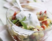 Minestrone de fruits au mascarpone