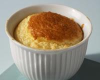 Soufflé de faisselle de chèvre au saumon fumé