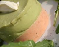 Mousse d’avocat et saumon fumé